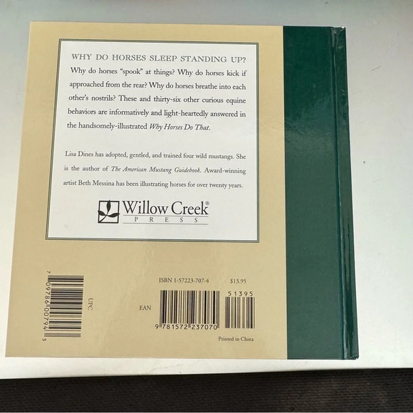 🔹5/$25🔹 Why do Horses Do That. Book by Lisa Dines‎ on Equine Behaviors - Picture 2 of 3